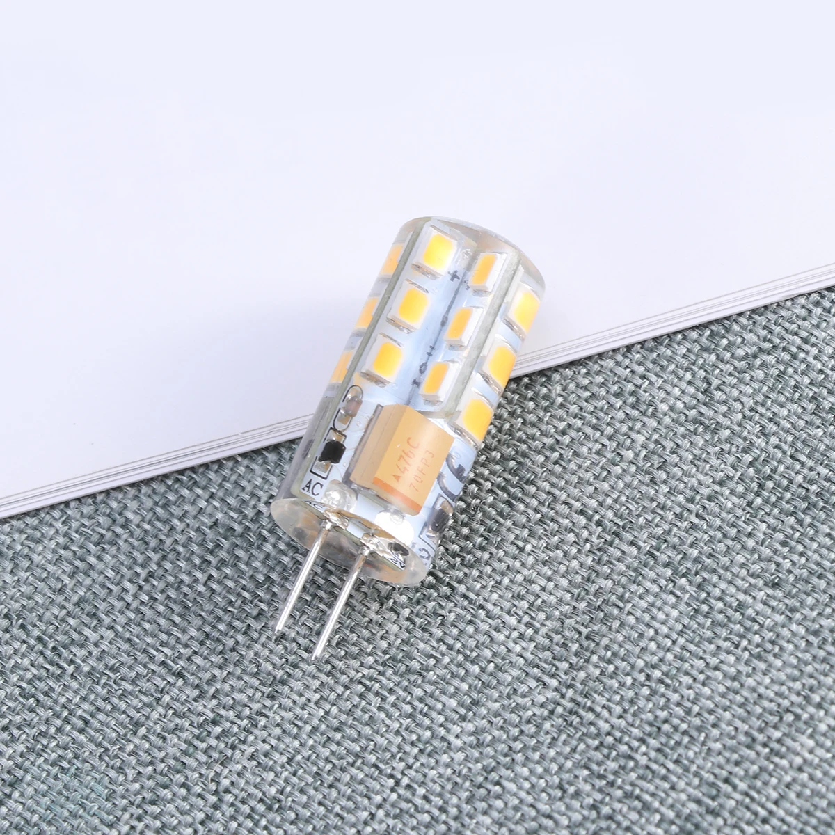 

Warm White LED Light Bulb 12V 3.5W G4 Base 24 SMD 2835 LEDs Energy Saving Easy Install Replace LED Lamp