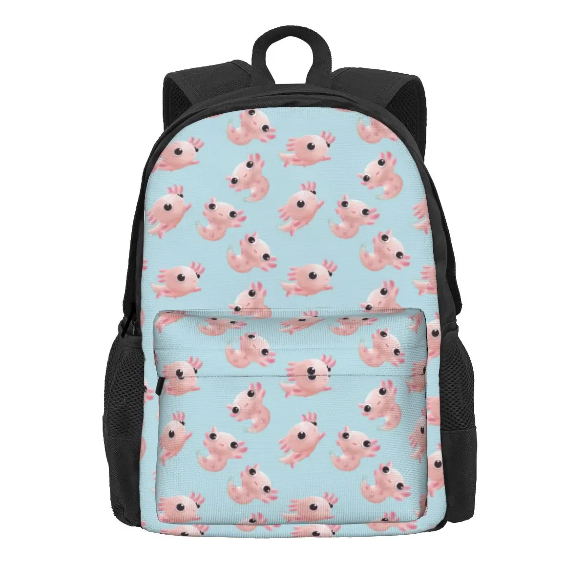 

Axolotl Sea Animal Women Backpack Casual Children School Bag Laptop Mochila Kids Large Capacity Polyester Rucksack