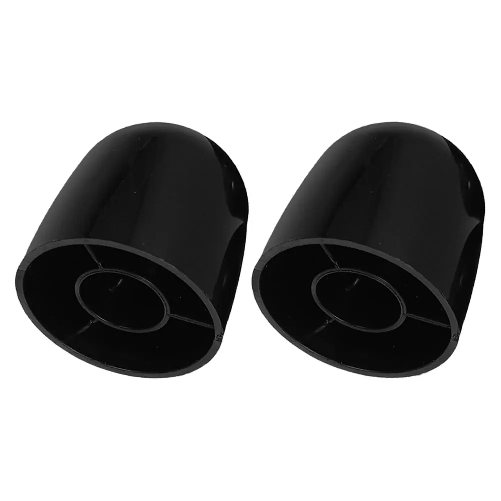 

2pcs Bathroom Decorative Toilet Bolt Caps Easy Install Black Abs Screw Covers Waterproof Protective Longlasting
