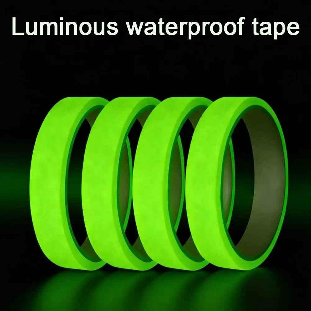 Self Adhesive Luminous Tape Night Vision Glow Stickers DIY Home Decoration Warning Fluorescent Safety Tapes For Party