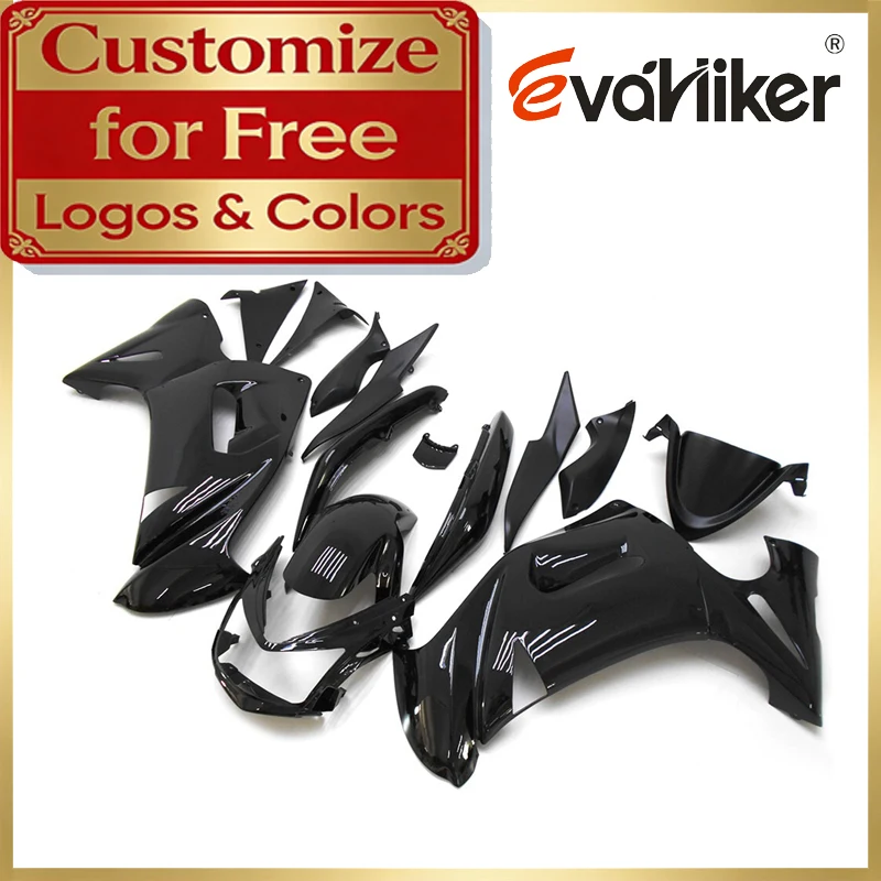 

ABS Fairing Kit For Kawasaki 650R ER-6F 2006 2007 2008 Motorcycle Fairing black ER6F 06 07 08 Custom Color Graphic Available