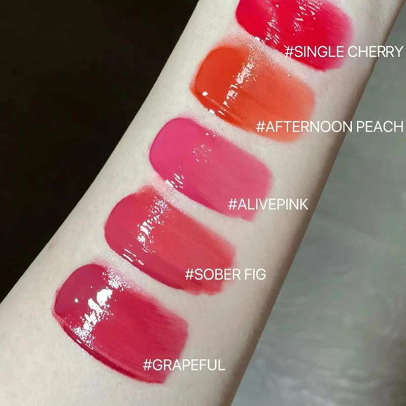 【HBA】1Pc Cappuvini Juice Mirror Water Lip Gloss Moisturizing Sexy Lip Tint Waterproof Liquid Lipstick Lipgloss Makeup Cosmetic