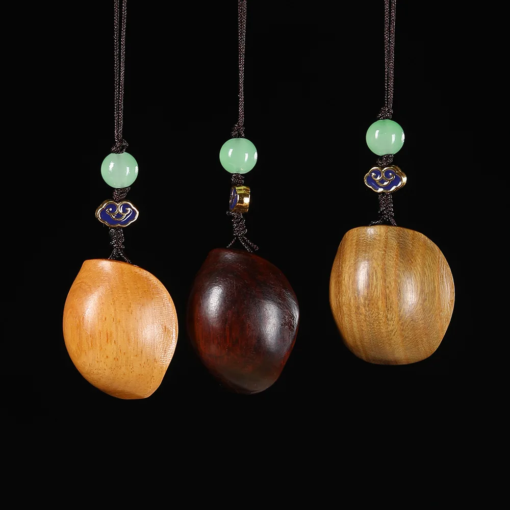 Holiday Gifts , Cute Small FigurineSolid Wood Antique Tortoise Shell Pendant  Cultural and Play Jewelry, Men's and Women's Gifts