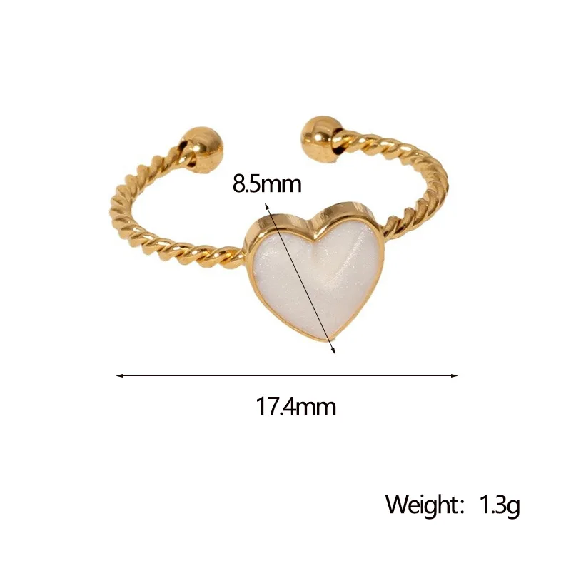 Adjustable Heart Ring