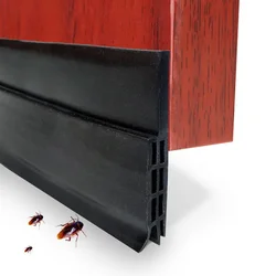 1m Door seam sealing strip door sound insulation strip door bottom sealing strip hotel door windproof dustproof seal strip