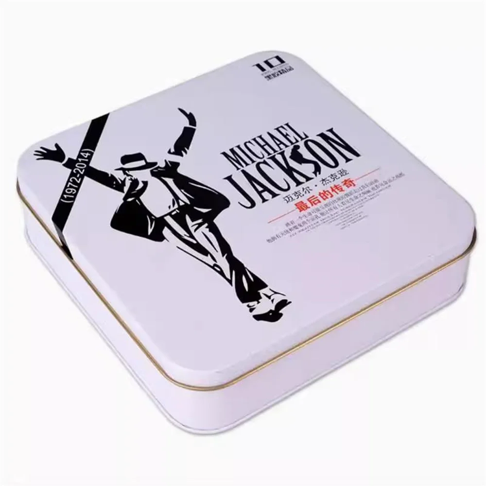ألبوم مايكل جاكسون الأصلي للأغاني القديمة الكلاسيكية من أوروبا وأمريكا، قرص مضغوط مثبت على السيارة مع فينيل خالٍ من التشويه