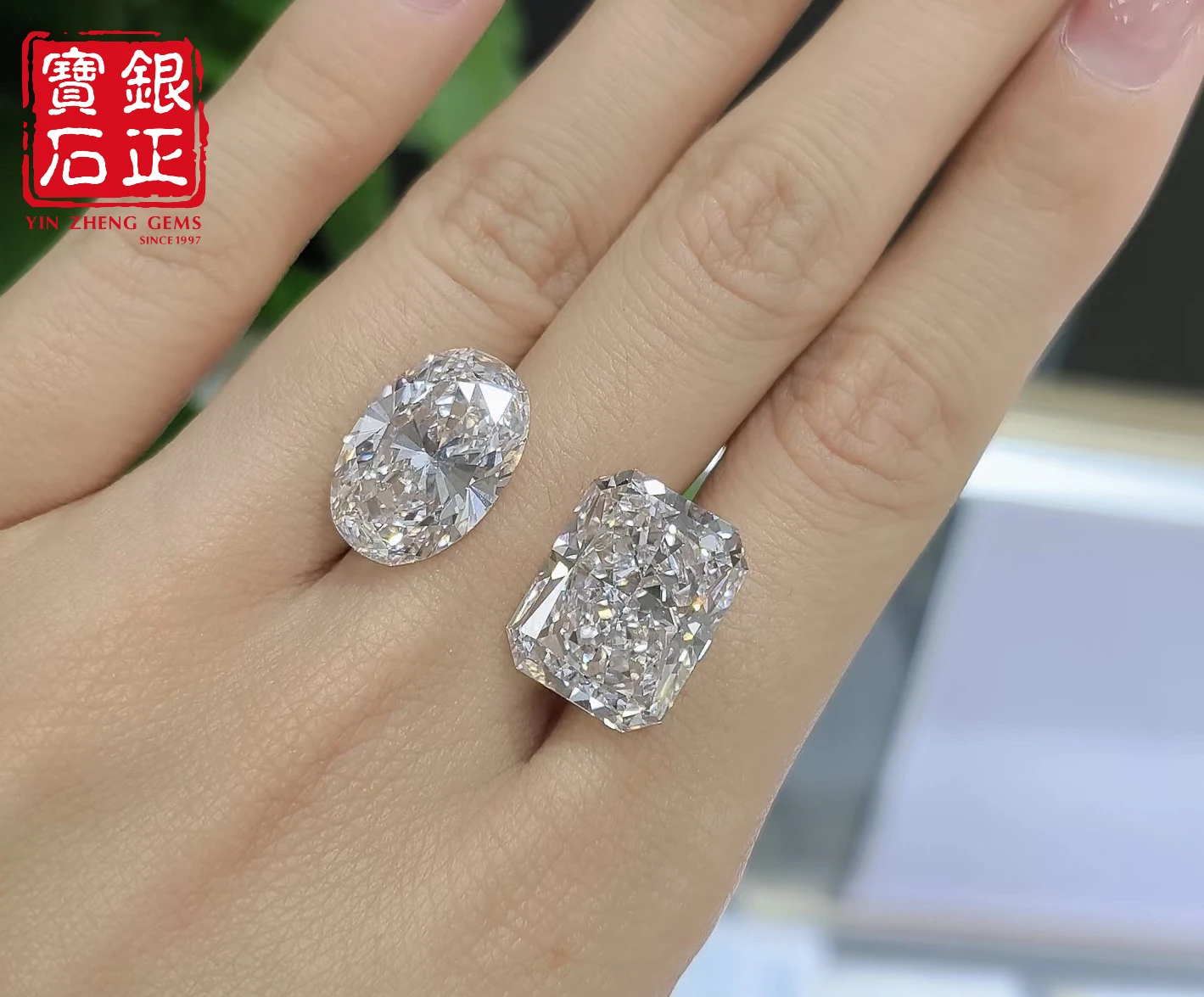 Lab Grown Diamond DEF Color VVS 2EX With IGI Certificate 1.0-2.0CT Radiant Cut Loose Diamond 100% Past Diamond Test Make Jewelry