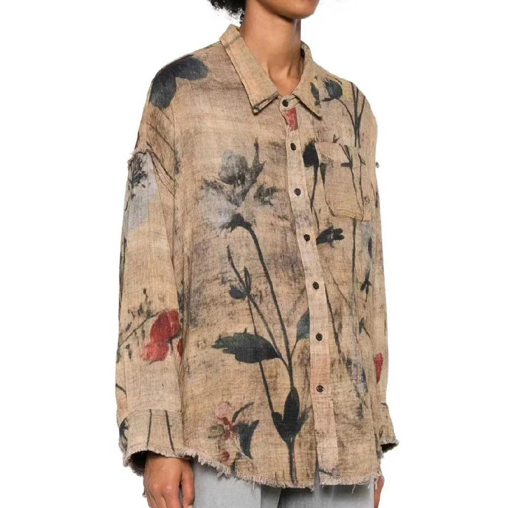 

2025 женская модная клетчатая рубашка из чистого хлопка, свободная повседневная женская одежда, двусторонняя рубашка y2k, новый кардиган высокого качества, бюстгальтер