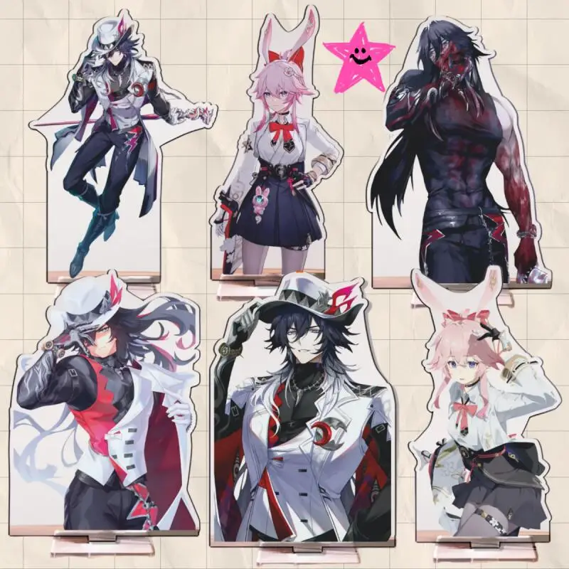 

15Cm Acrylic Standee for Honkai: Star Rail Blade Yae Sakura Ashveil High Definition Acrylic Decorative Ornaments Fan Gifts