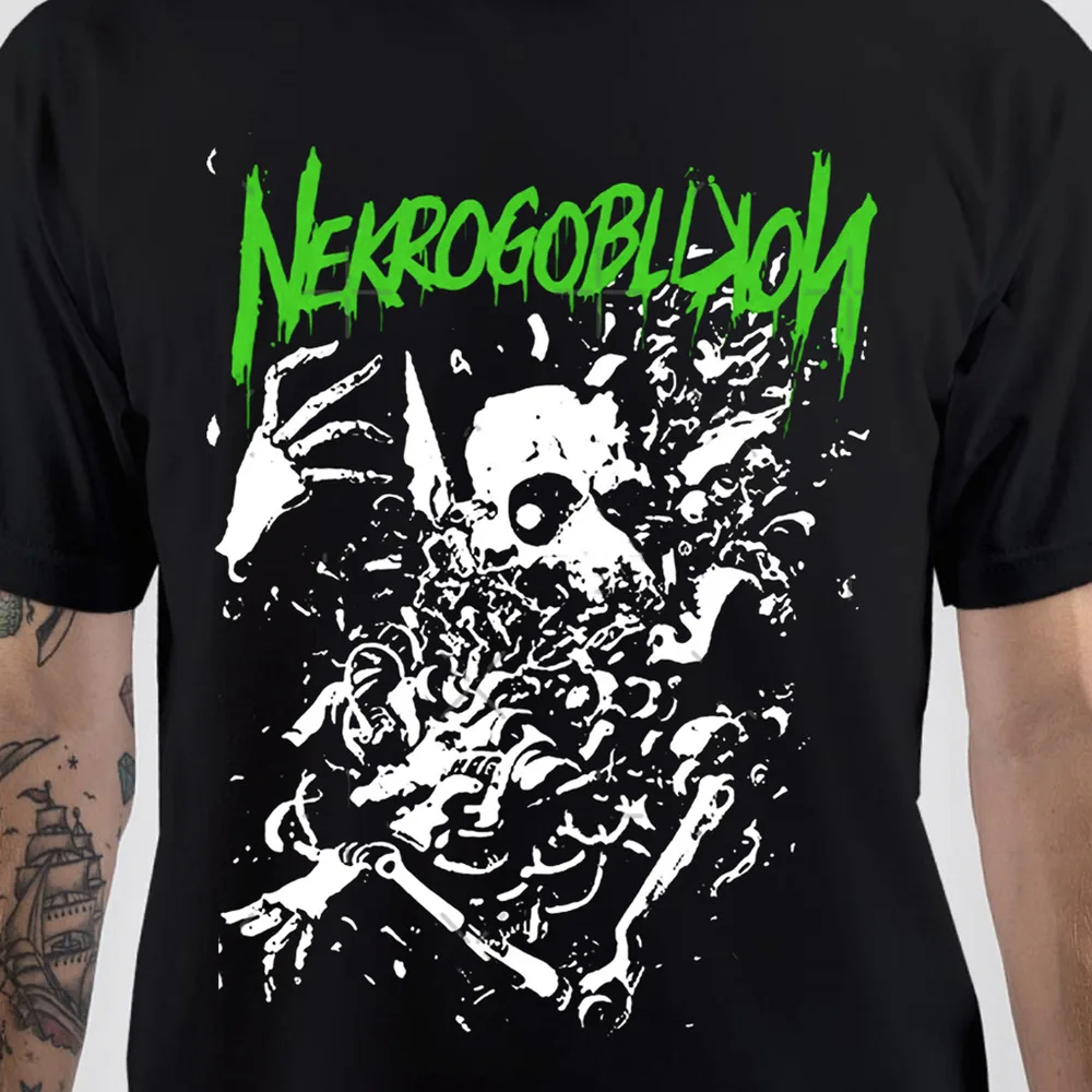 

NEW Nekrogoblikon T-shirt black short sleeve All sizes S to 5Xl TA4734 High Quality 100%Cotton Short Sleeve