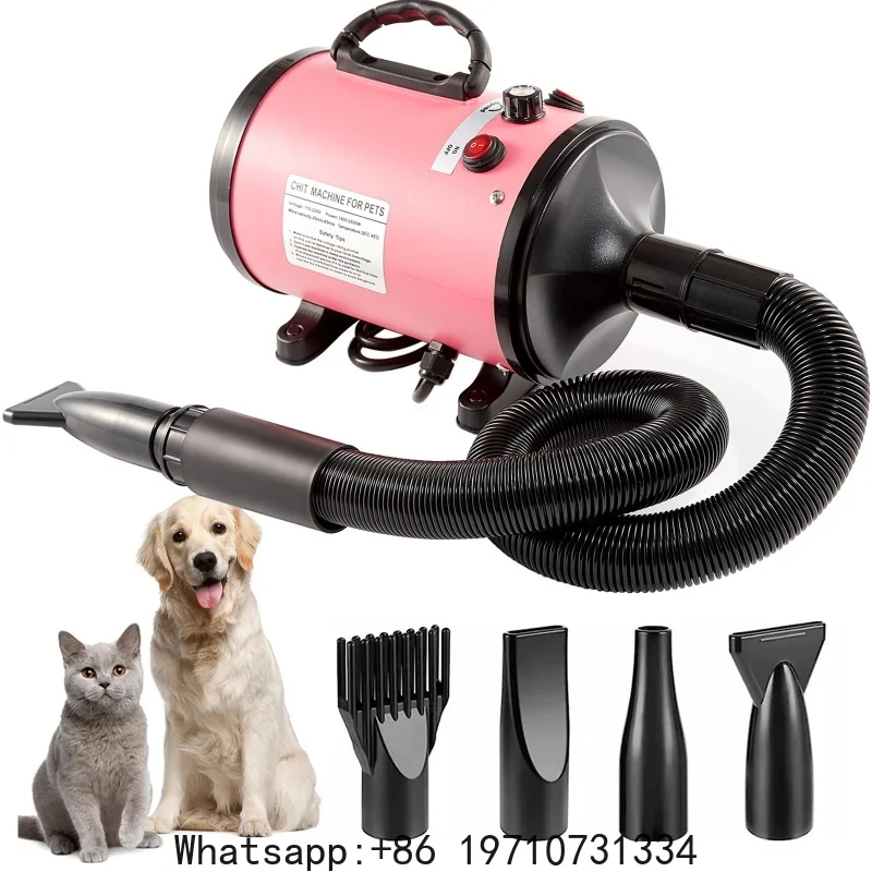 Pet Water Blower Dog Hair Dryer High-Power Low-Noise Large Dog Golden Retriever Teddy Dog Hair Drying Machine Pet Products