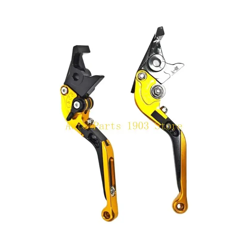 E21C Retractable Brake Clutches Lever Aluminum Adjustable Position Enhanced Grip Motorcycle Customization Fit for ADV/PCX160