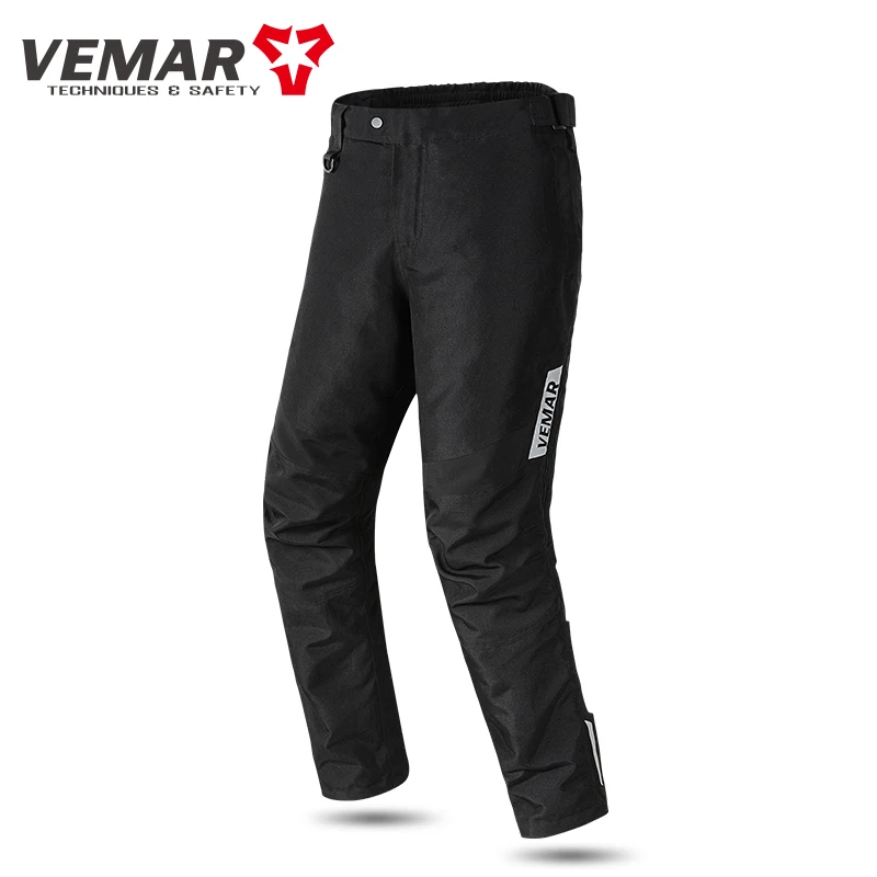 VEMAR CE2 Winter Comfortable Motorcycle Equipment Warm Riding Pants Motocross Anti-drop Reflective Safety Quick Release Pants