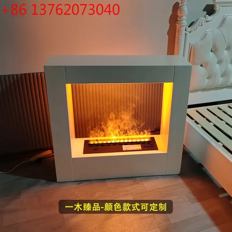 American light luxury mantel simple embedded humidifier French simulation electronic decorative cabinet