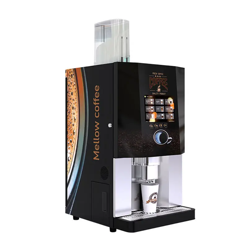 Professional Cappuccino Latte Coffee Machine Espresso Maker Instant Coffee Vending Machine