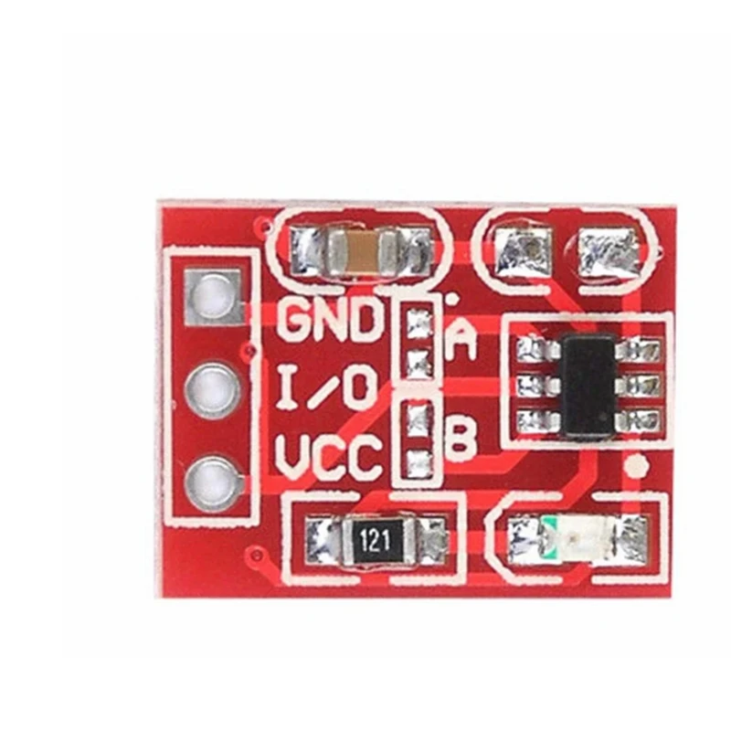 정전식 터치 스위치 단추 센서 모듈, 아두이노용 자체 잠금, TTP223, 20 개, 50 개, 100 개