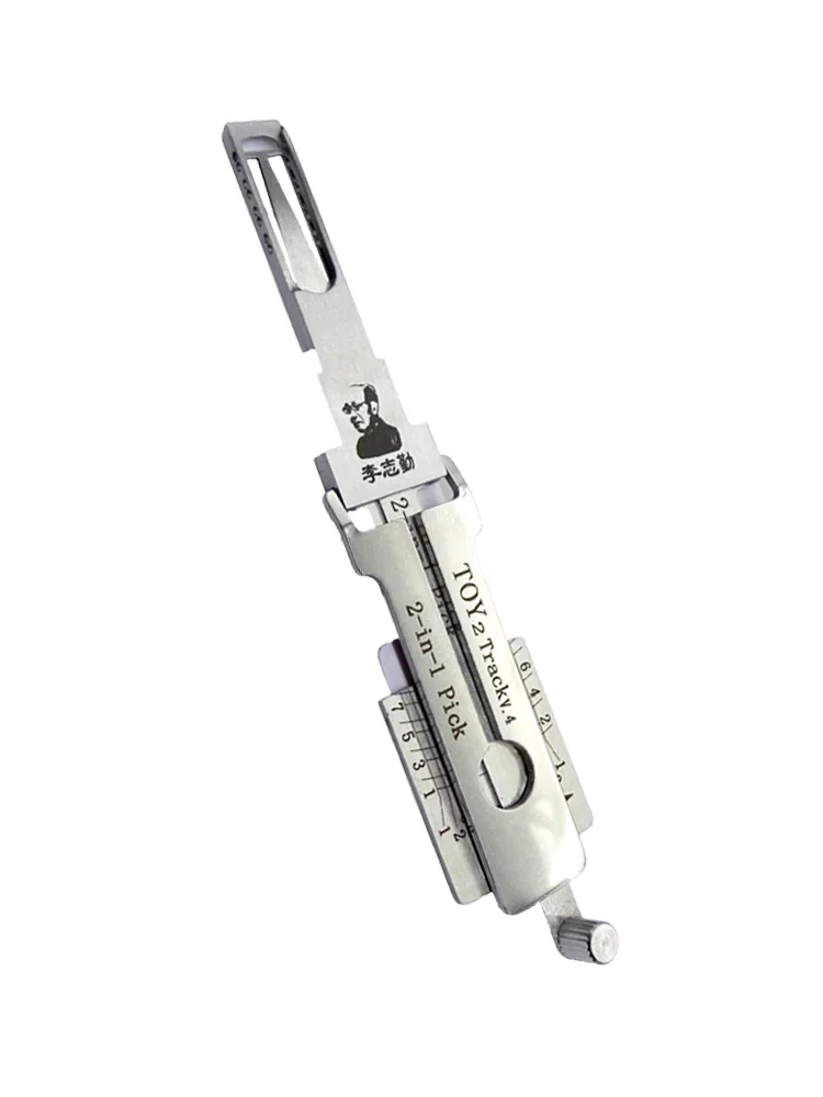 Lishi 2-in-1 TOY 2 Track V.4 Original Auto-Türöffner und Zündschloss-Decoder für Toyota- und Lexus-Modelle, vertikale Fräse – Detail 6