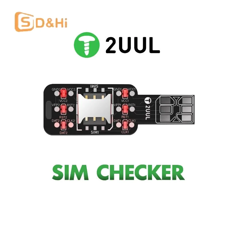 1pcs Portable  2UUL SIM Checker Quickly Check Module Faults Fast Signal Detection For Phone Repair Tools SIM Checker