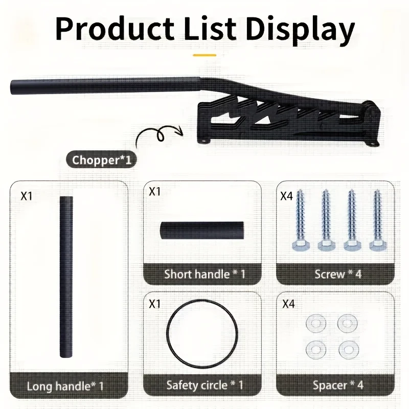

Новый полый подвесной дровокол со съемными двойными ручками, дровокол из высокоуглеродистой стали, мощный настенный дровокол,