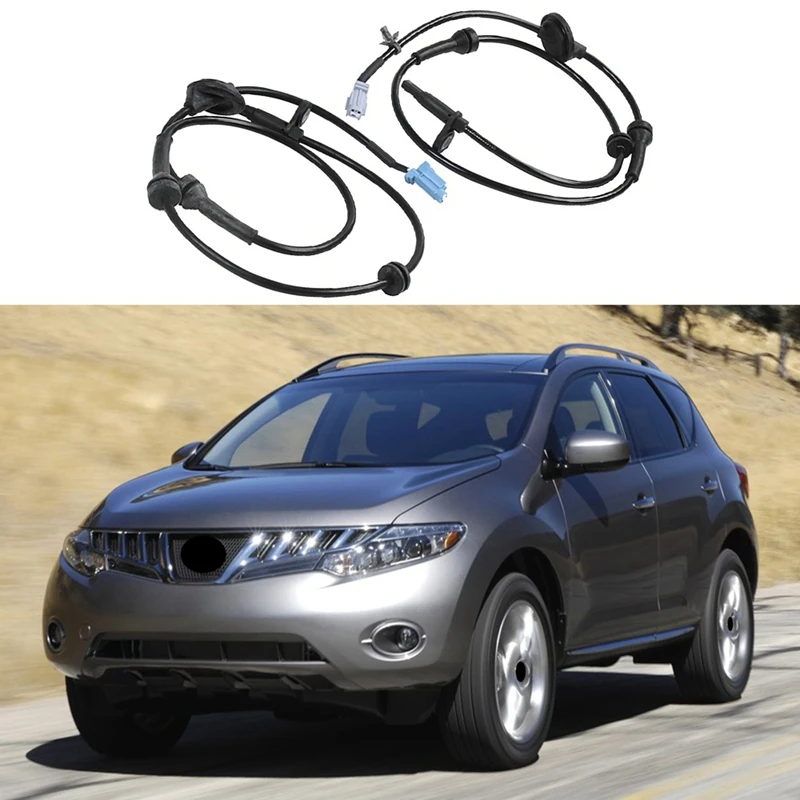 

2Pcs Front Left & Right ABS Wheel Speed Sensor For Nissan Murano 03-08 Quest 03-09 3.5L V6 47910-CA000 47911-CA000