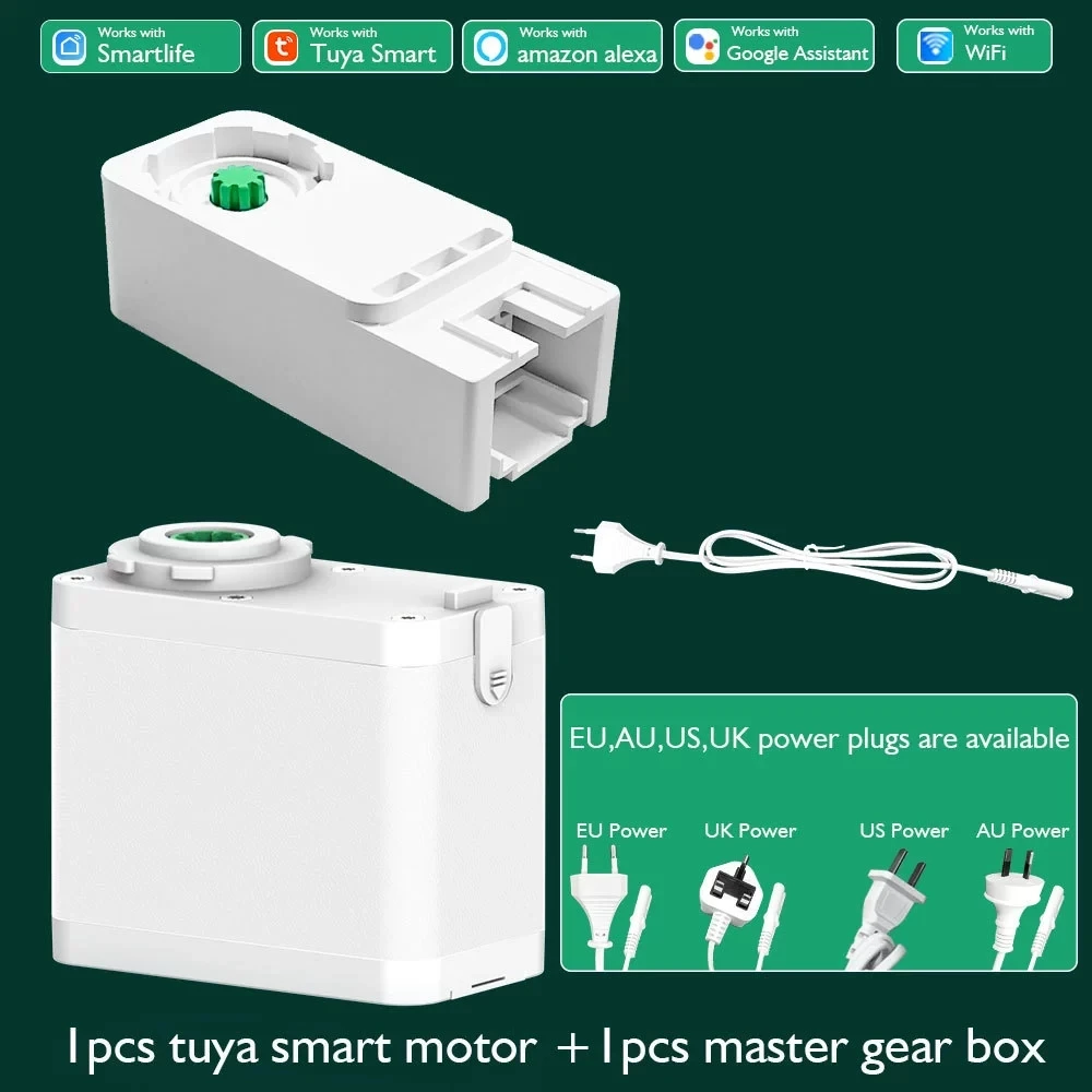 

Mini Tuya WiFi Curtain Motor with Mobile App & Voice Control for Electric Track Customizable Opening And Closing Solution