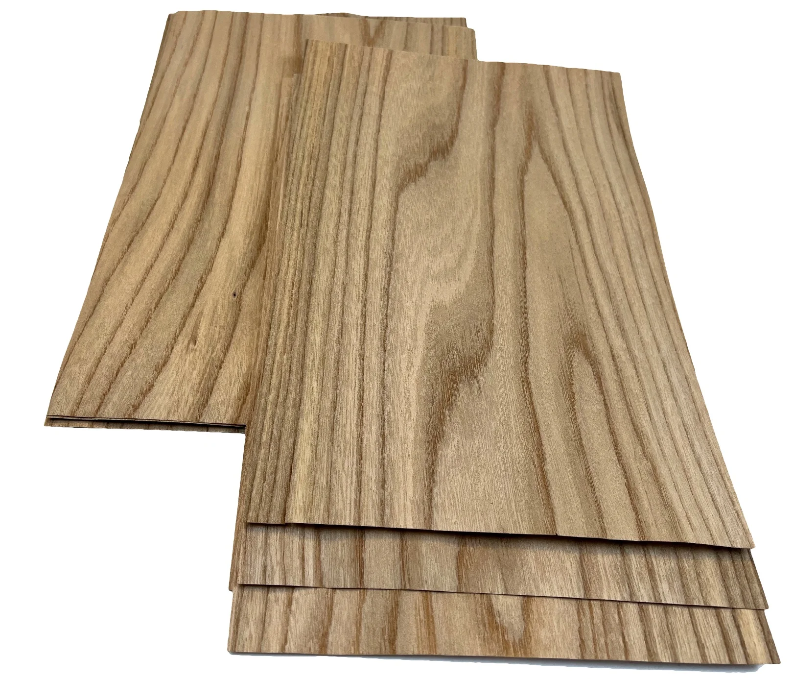 Natural Elm Patterned Wood Veneer, Furniture Decorative, Marquetry Art, L, 300x180mm, T 0.4-0.5mm, 6Pcs per Lot