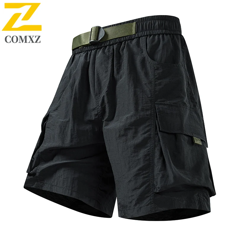 

Ice Silk Men Casual Shorts Skin Friendly Breathable Quick Drying Hiking Shorts Outdoor Camping Travel Workwear Shorts Teenagers