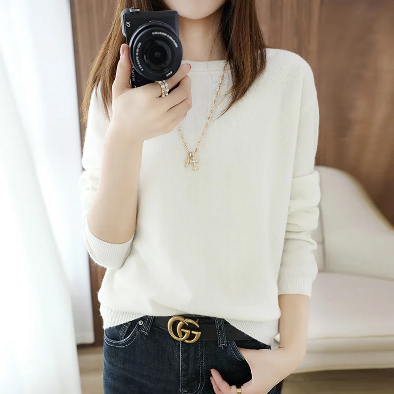 니트웨어 긴 소매 블랙 니트 스웨터 여성 가디건 신상품 O넥 니트 스웨터 가디건 여성 상의 스웨터 여성용 Q2674