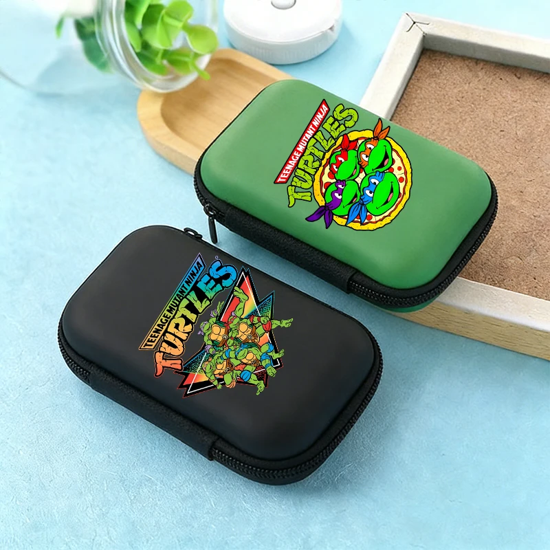 

Teenage Mutant Ninja Turtles Card Storage Box Data Cable Storage Bag Deck Boxes Card Organizer Travel Portable Card Case Gift
