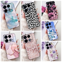 Soft Silicone Back Cover For Infinix Note 40 Pro 5G 4G Pro+ Phone Case Marble Gothic Style Cartoon Capa For Infinix Note40 40x
