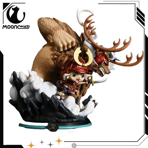 หุ่นช็อปเปอร์อนิเมะหนึ่งชิ้น14ซม., ฟิกเกอร์อนิเมะ wano onigashima Chopper รูปปั้น Kawaii รูปปั้นพีวีซีโมเดลตุ๊กตาของเล่นสะสม