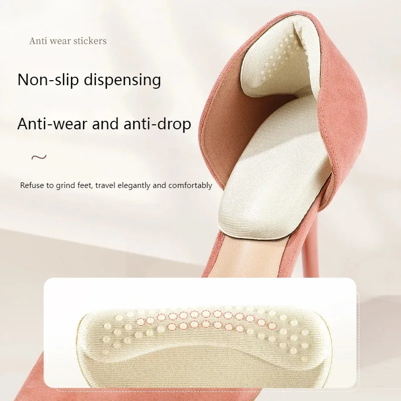 1Pc Sponge Heel Stickers Shoe Cushion Heel Protector for Shoes High Heels Inserts Heel Pads Shoe Adjuster Women Half Insoles