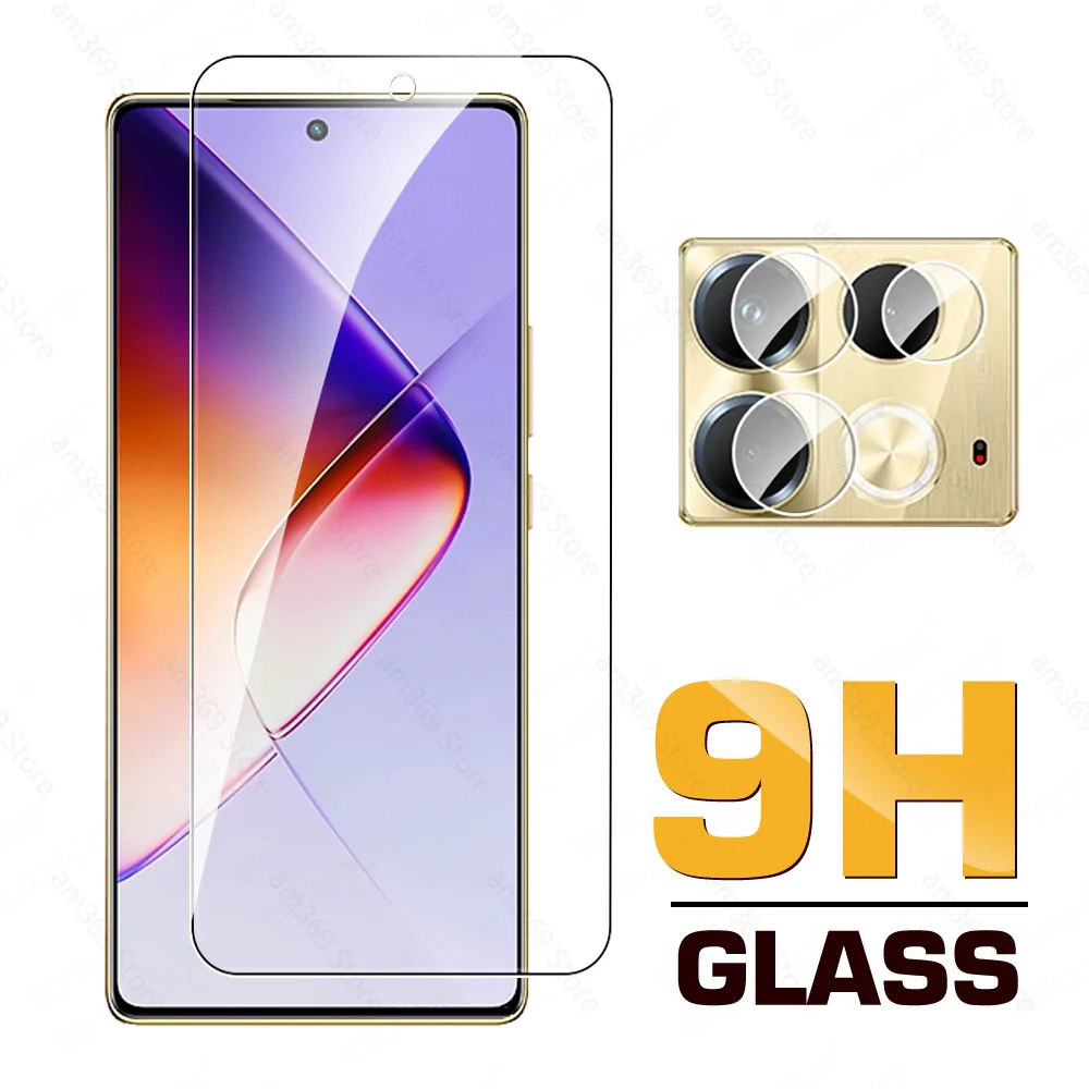 9H Glass For Infinix Note 40 Camera Lens Screen Protector Tempered Glass On InfinixNote40 Infinx Note40 40Note 4G 2024 6.78inch