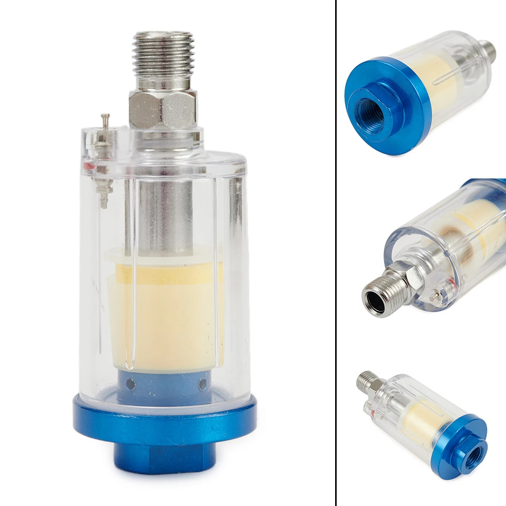 

Портативный встроенный фильтр-влагоотделитель для компрессора, 1/4'' (дюйма), для автомобильных распылителей краски, из АБС-пластика, с клапаном