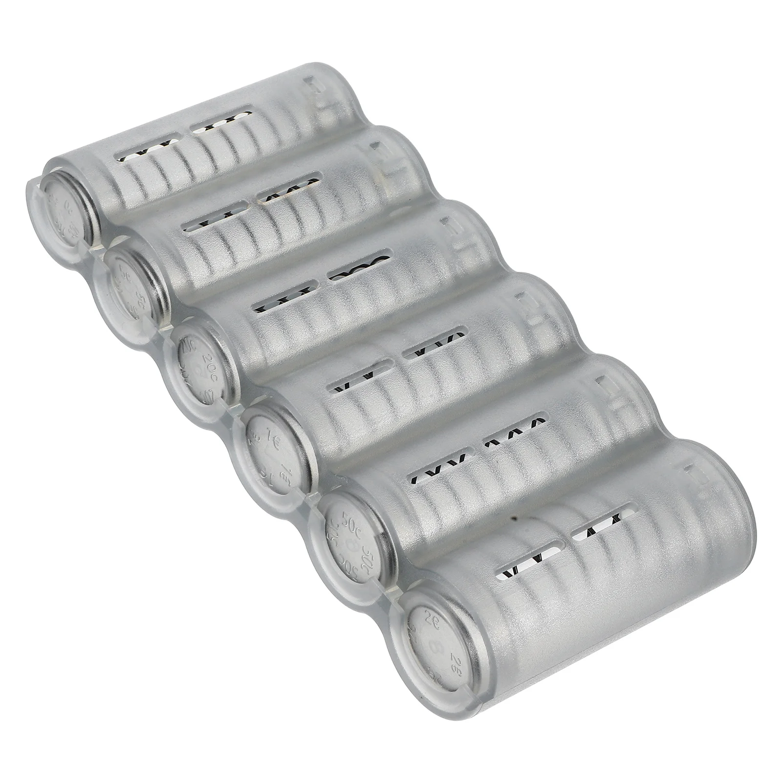 6-Slot Holder Portable Plastic Dispenser for Travel Daily Use Lightweight Compact Organizer Storage Box