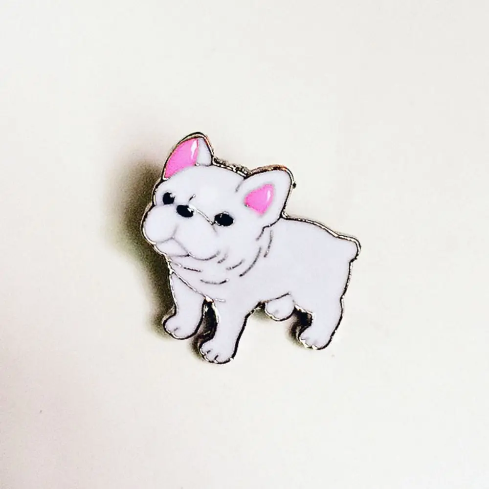 Backpack Accessories Cartoon Dog Pet Dog Brooch Bulldog Animal Dog Animal Enamel Pins Funny Husky Cartoon Metal Badge Coat