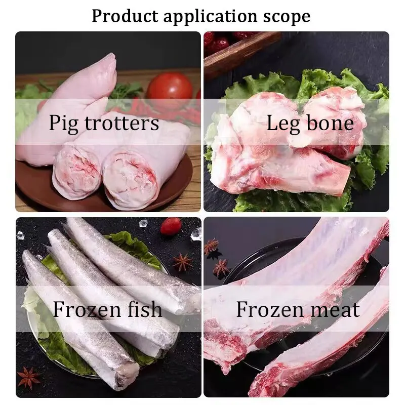 

Commercial Hydraulic Bone Sawing Machine Cutting Frozen Fish Meat Machine Stainless Steel Sheep Bone Chopper