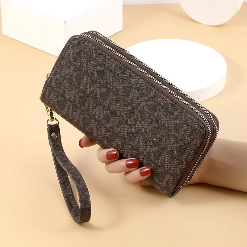 

Модный женский длинный кошелек большой емкости на молнии, клатч с несколькими слотами для карт, стильный кошелек для повседневного использования 2025 г.