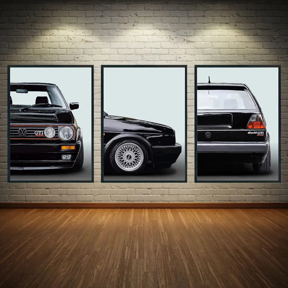 Triad Scandinavian Vintage Car Wall Art HD Canvas Oil Painting Posters and Prints Home Bedroom Living Room Decor Gift