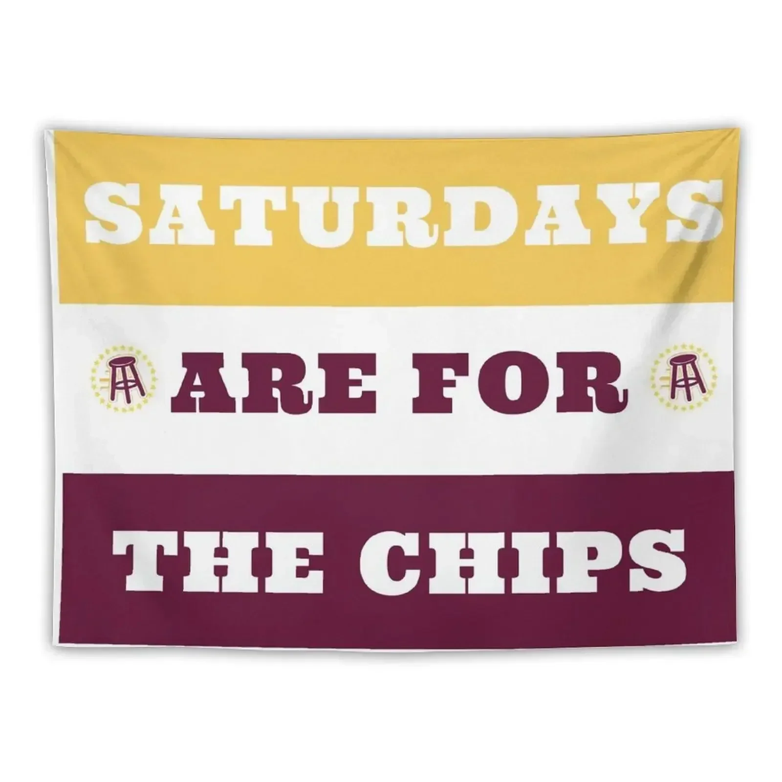 

Saturdays are for the chips Tapestry Aesthetic Room Decor Korean Bedroom Organization And Decoration Tapestry
