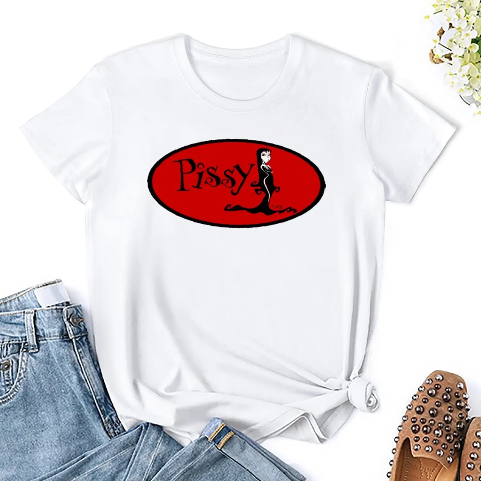 Harajuku Ghoul In A Bad Mood Sticker para la venta camiseta, camisetas deportivas, ocio fresco creativo