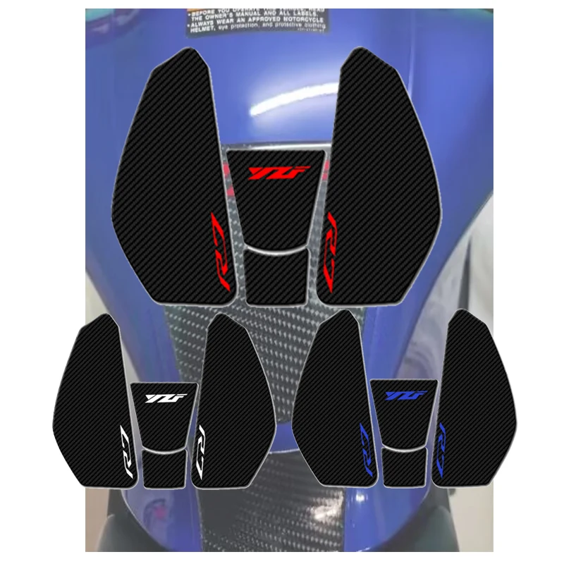 New Motorcycle Fuel Tank Pad Tank Sticker Decal Knee Pad Grip Pad For YAMAHA R7 YZFR7 YZF R7 2021- Fuel Tank Protection Tankpad