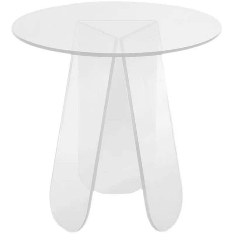 

small coffee table living room sofa ins side few acrylic transparent light luxury simple reception small round table