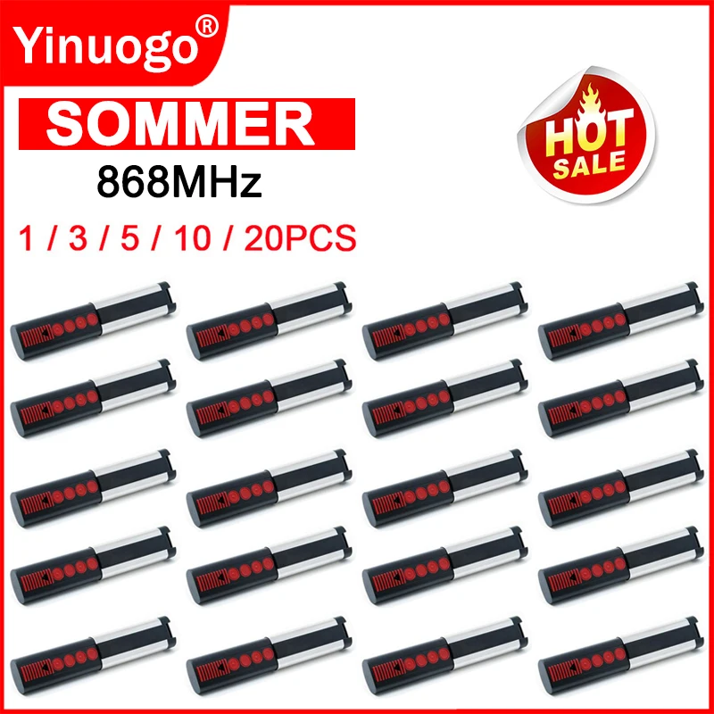 

SOMMER 868 4020 TX03-868-4 Garage Door Remote Control 868MHz SOMMER 4026 TX03-868-2 4031 4025 4011 4021 4035 Gate Remote Control