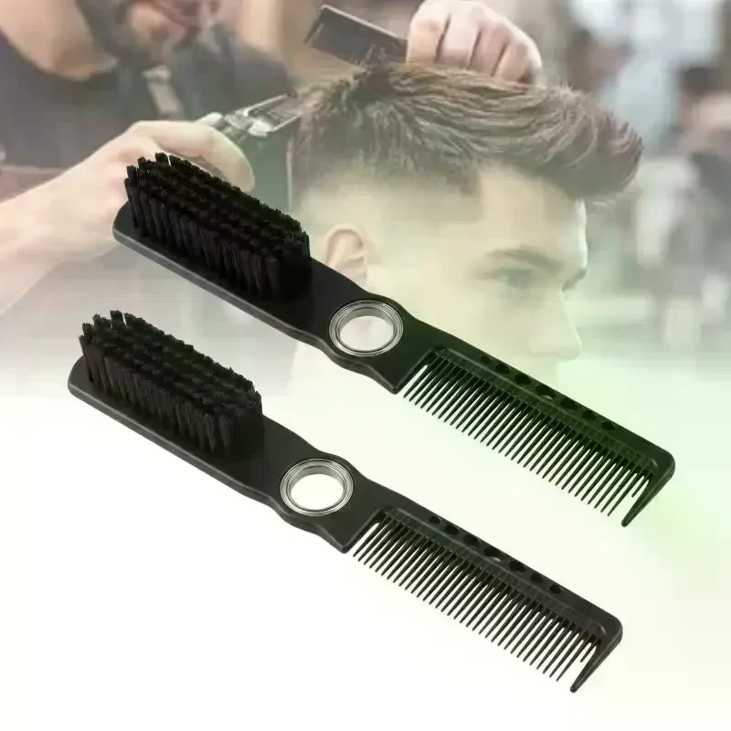 1Pcs Hair Cutting Neck Broken Hair Dust Cleaning Hair Brush 360° Rotating Barber Fade Brush Salon Gradient Haircut Styling Tool