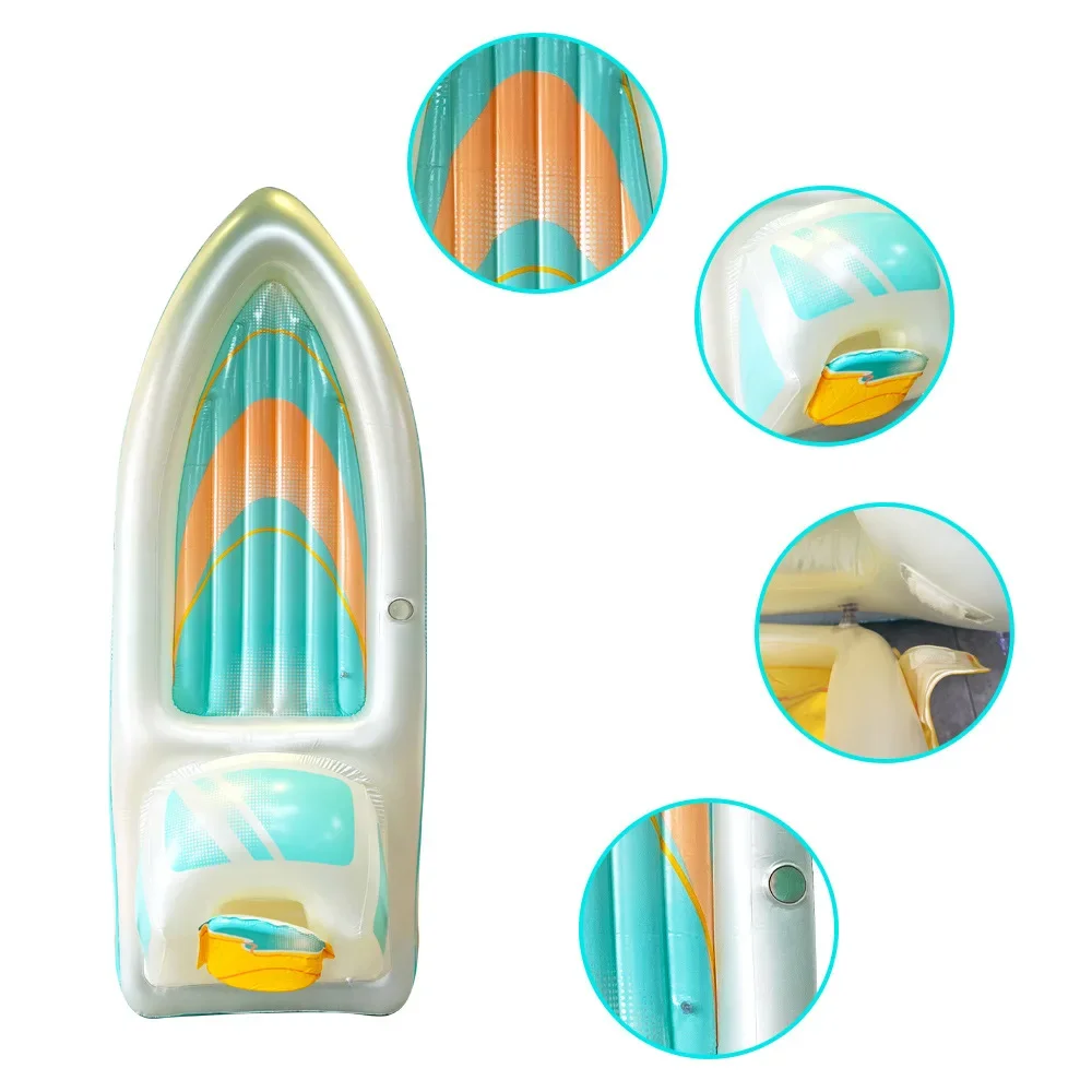 

Adults' water floating raft, speedboat style floating raft, Amazon popular floating raft