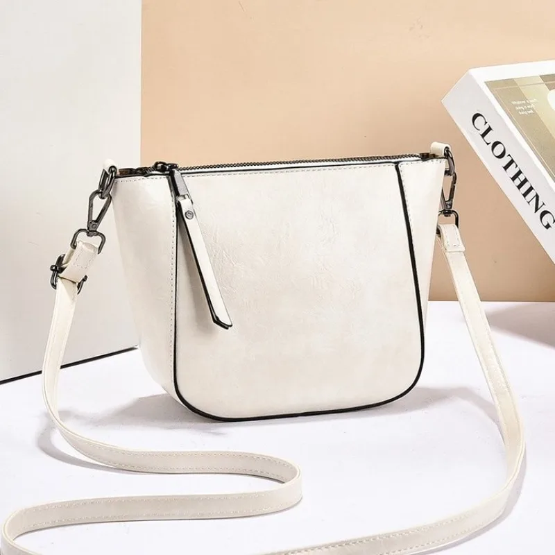 

Refined Urban Leather Hand Bag High End Paris Fashion Vintage Tote Bag Casual Crossbody Messenger Bag Stylish Ladies Daily