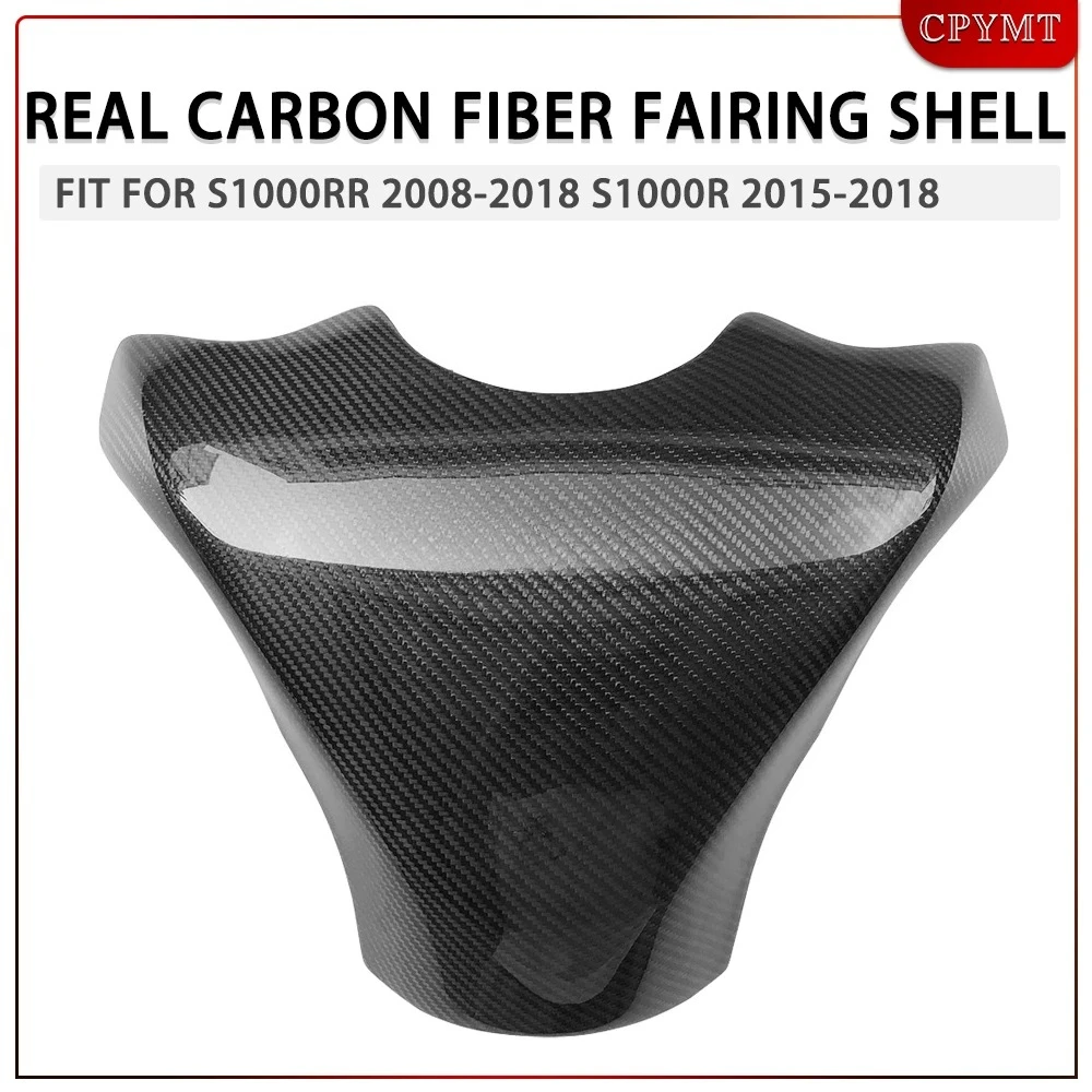 

Real Carbon Fiber Motorcycle Fuel Gas Tank Cover Protector fit for S1000RR S1000 RR 2008-2018 S1000R 2015-2018