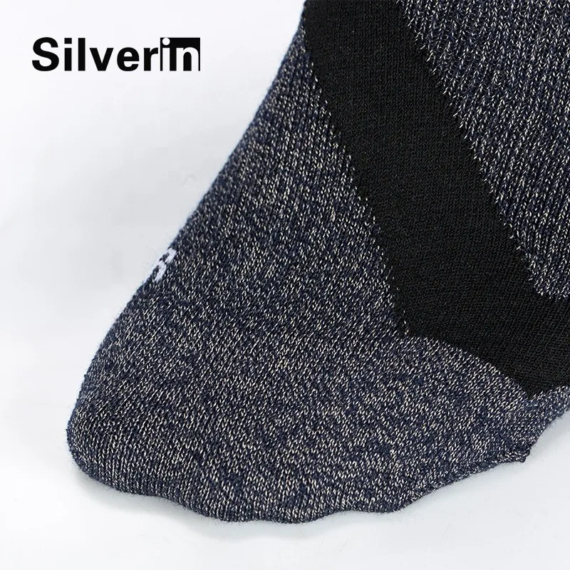 Conductive Grounding Socks 25% Pure Silver Infused Ankle Socks for Grounding Shoes,2 Pairs