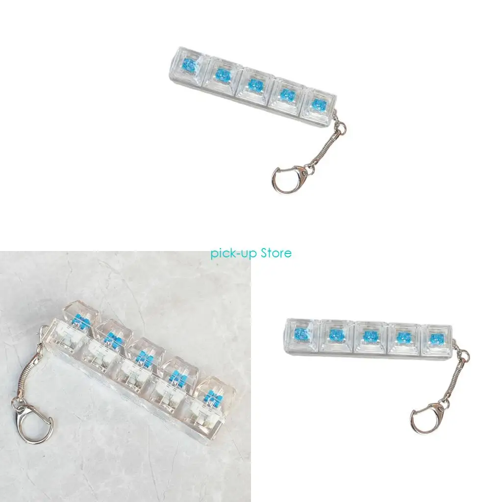 

Q5WA клавиатура-ключ-игрушка для взрослых игра на палец стресс декомпрессия сенсорный брелок для мальчиков и девочек игра